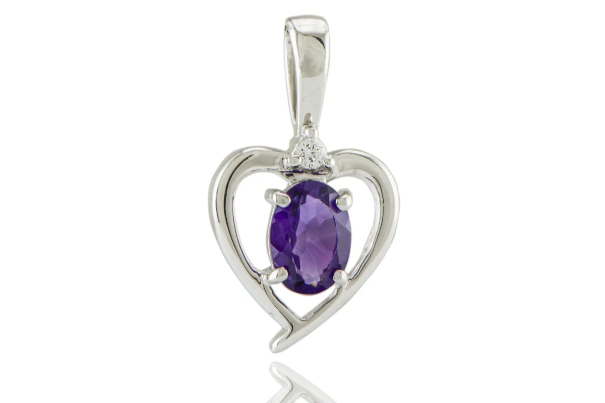 Silberanhänger mit Amethyst