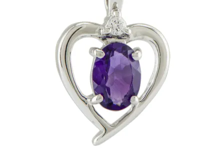 Silberanhänger mit Amethyst