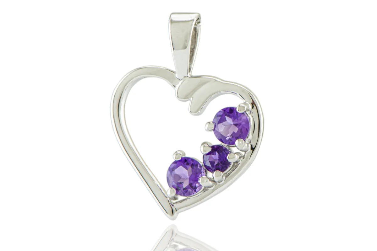 Silberanhänger mit Amethyst