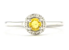 Ring mit Gelbem Saphir