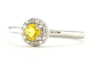 Ring mit Gelbem Saphir