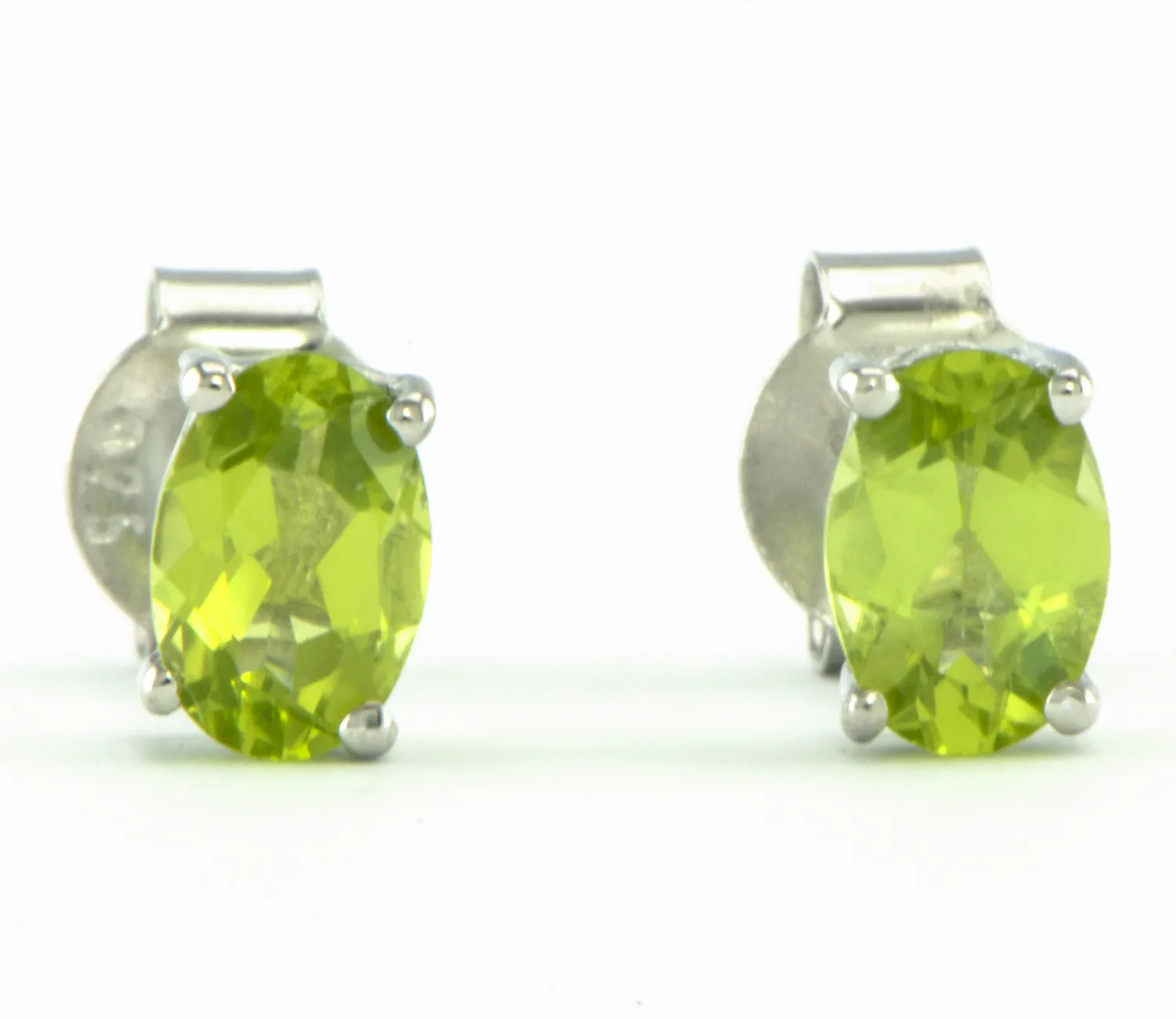 Silberohrstecker mit Peridot