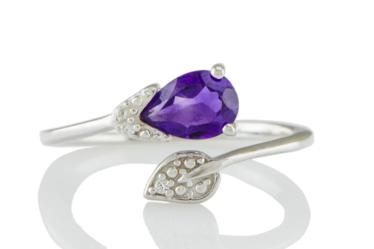 Ring mit Amethyst