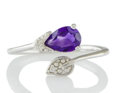 Ring mit Amethyst