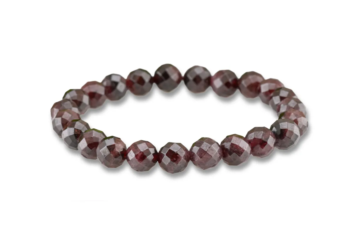 Granat-Armband