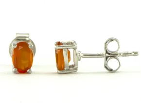 Silberohrringe mit Karneol