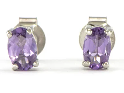 Ohrringe mit Lavendel-Amethyst