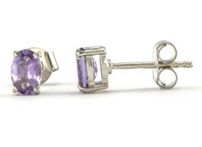 Ohrringe mit Lavendel-Amethyst