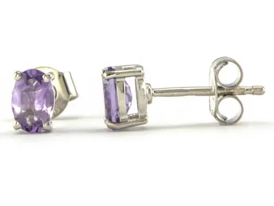 Ohrringe mit Lavendel-Amethyst