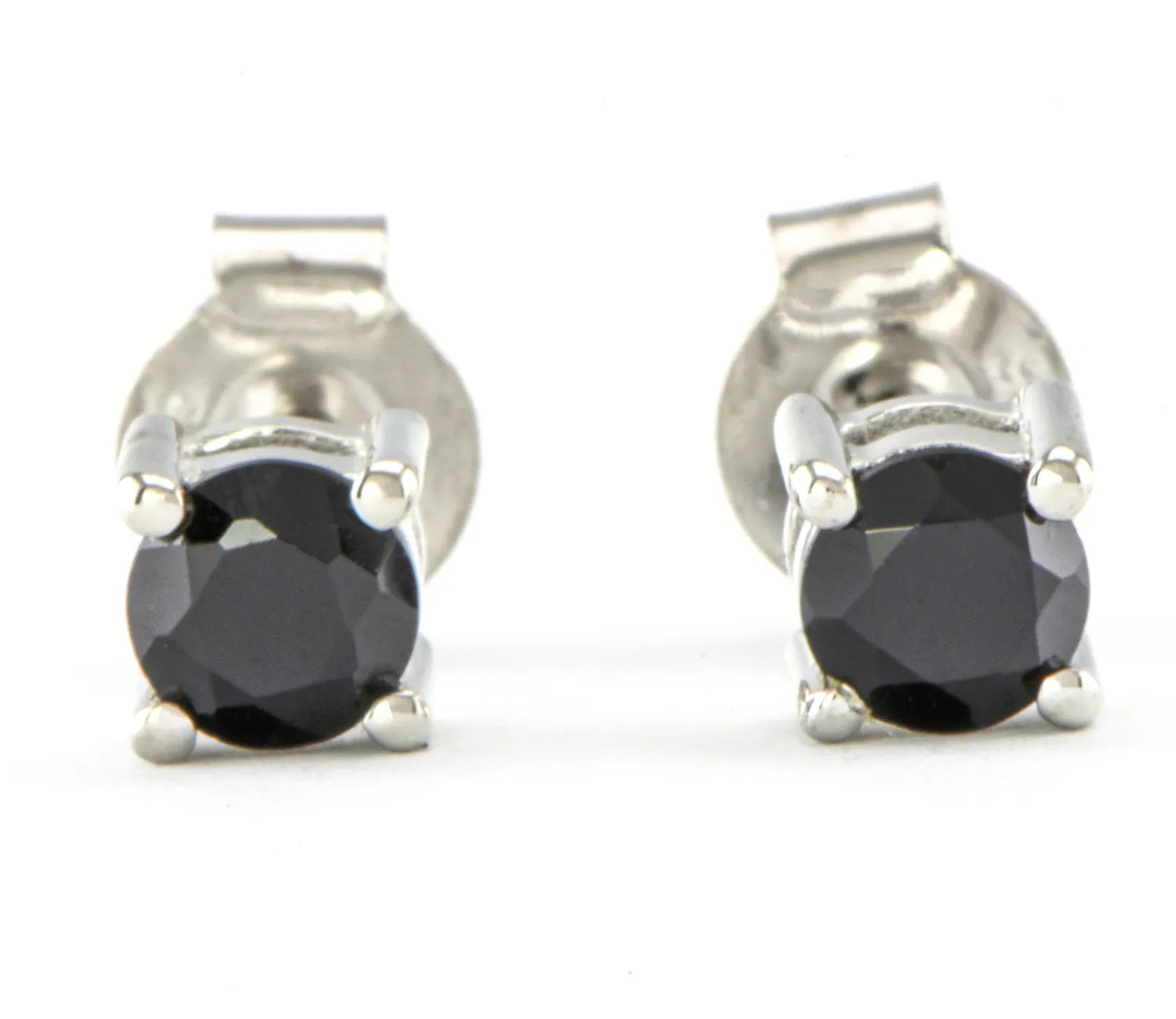 Silberohrringe mit Onyx