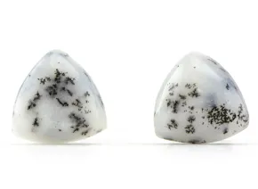 Ohrringe mit Dendrit-Opal