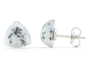 Ohrringe mit Dendrit-Opal