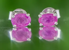 Rosa Saphir Ohrringe