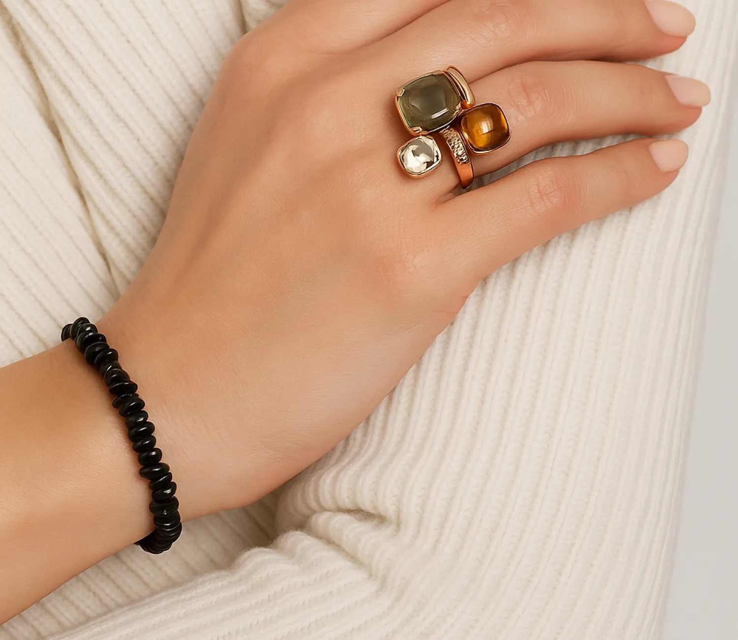 Schwarzer Turmalin Armband