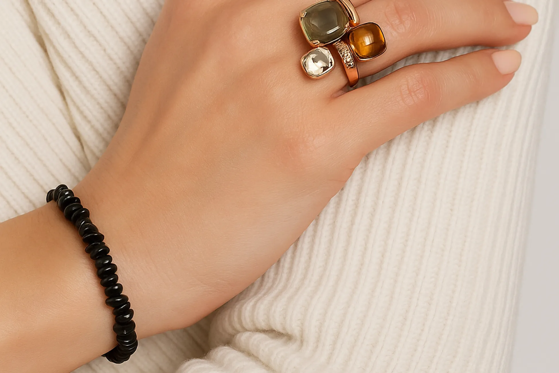Schwarzer Turmalin Armband