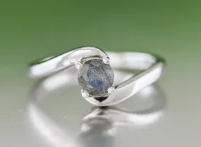 Silberring mit Labradorit