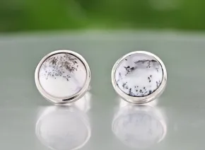 Ohrringe mit Dendritenopal