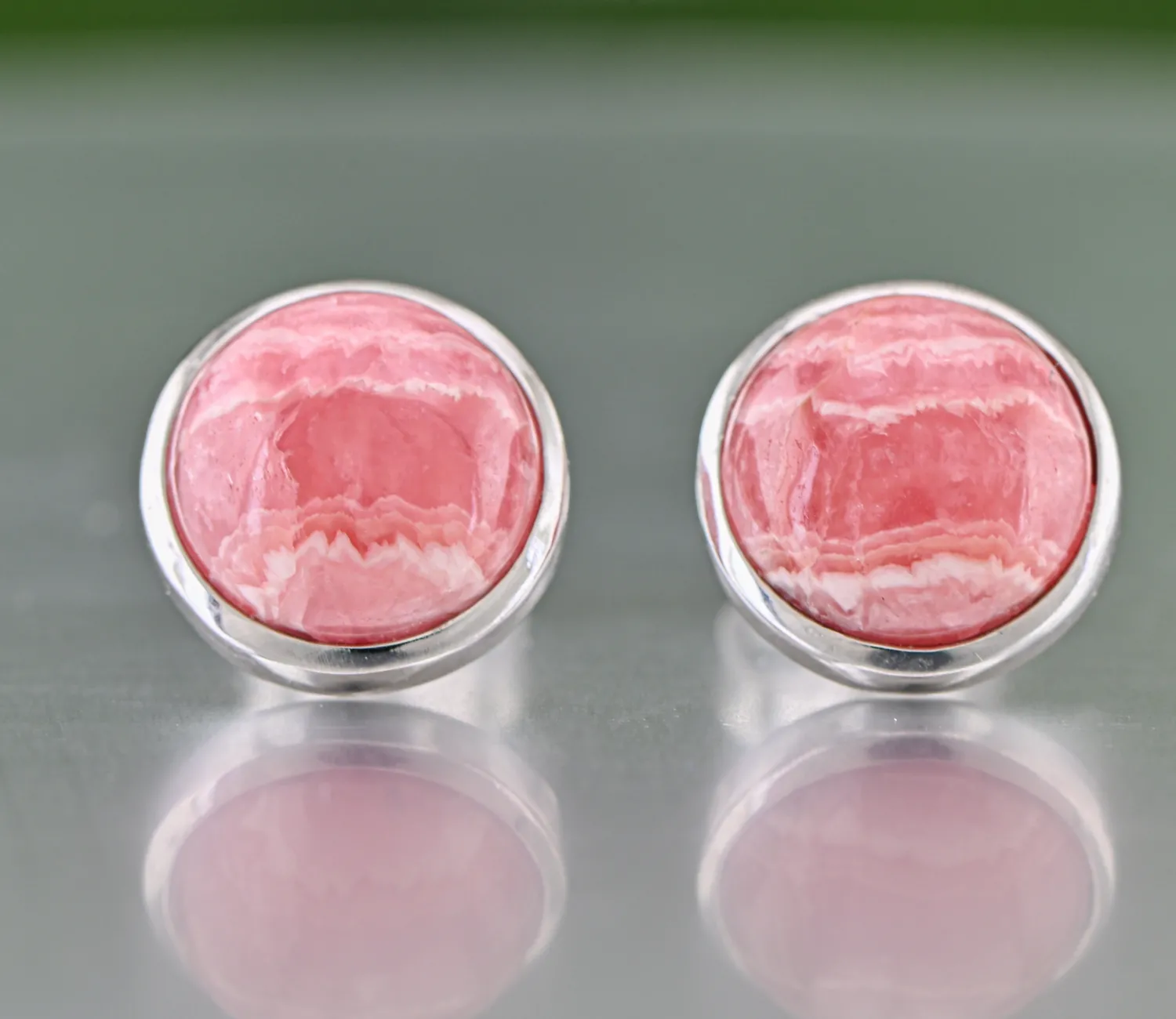Ohrringe mit Rhodochrosit