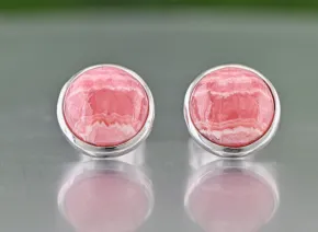Ohrringe mit Rhodochrosit