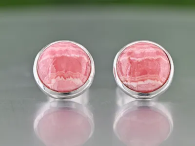 Ohrringe mit Rhodochrosit