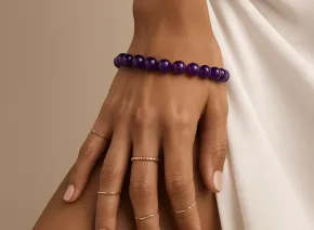 Armband aus Amethyst AA