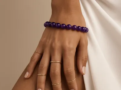Armband aus Amethyst AA