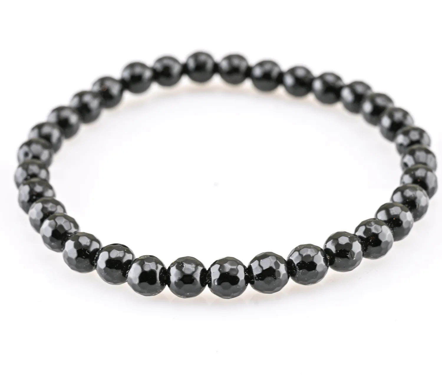 Armband mit schwarzem Obsidian