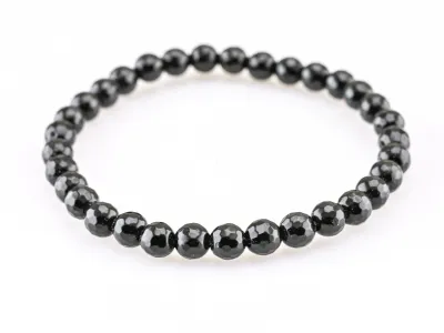 Armband mit schwarzem Obsidian
