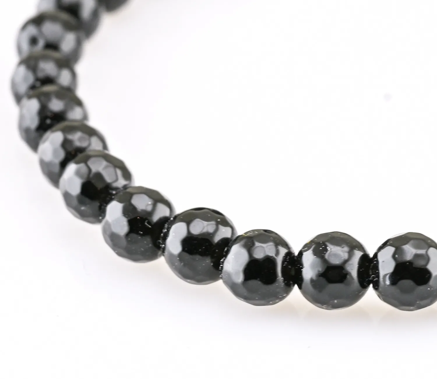 Armband mit schwarzem Obsidian
