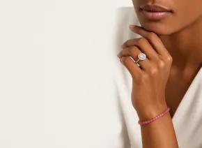 Armband aus rosa Turmalin