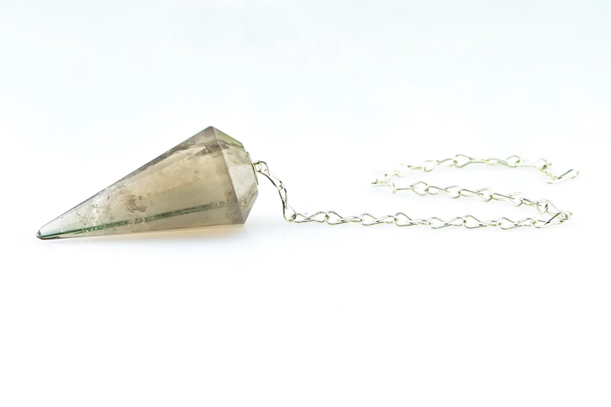 Pendeluhr mit Rauchquarz
