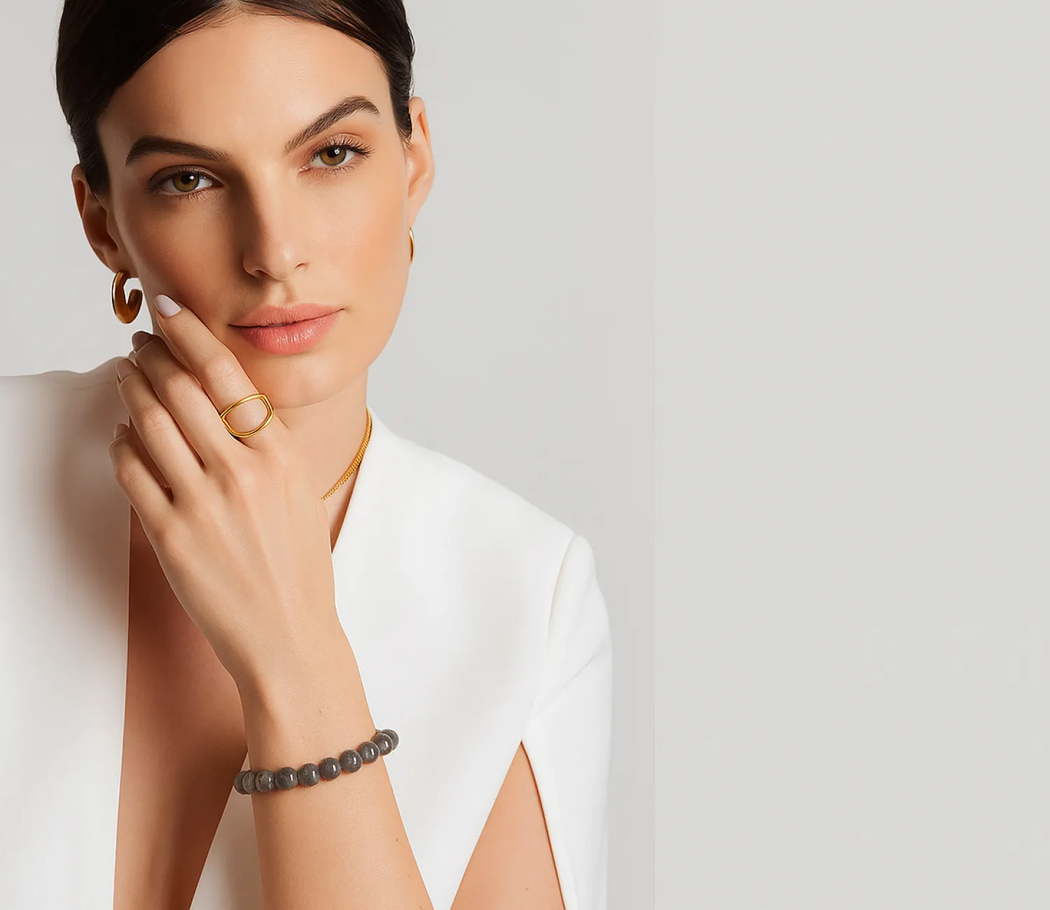 Armband aus Labradorit AA