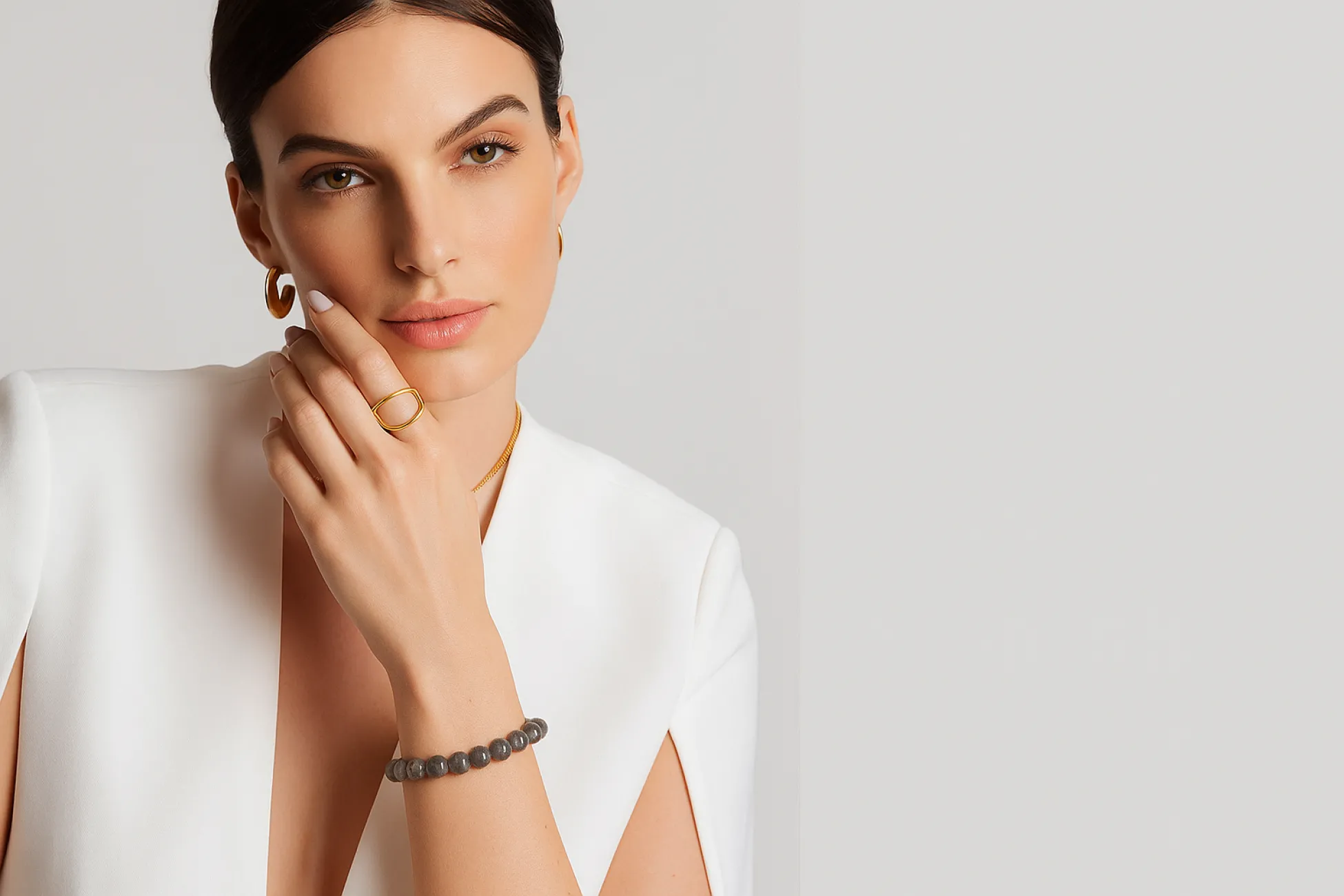 Armband aus Labradorit AA