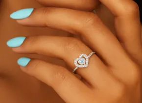 Silberring mit Aquamarin