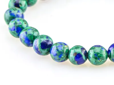 Azurit mit Malachit Armband