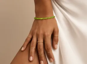 Peridot-Armband