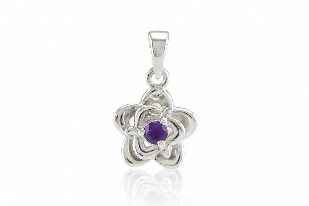 Silberanhänger mit Amethyst