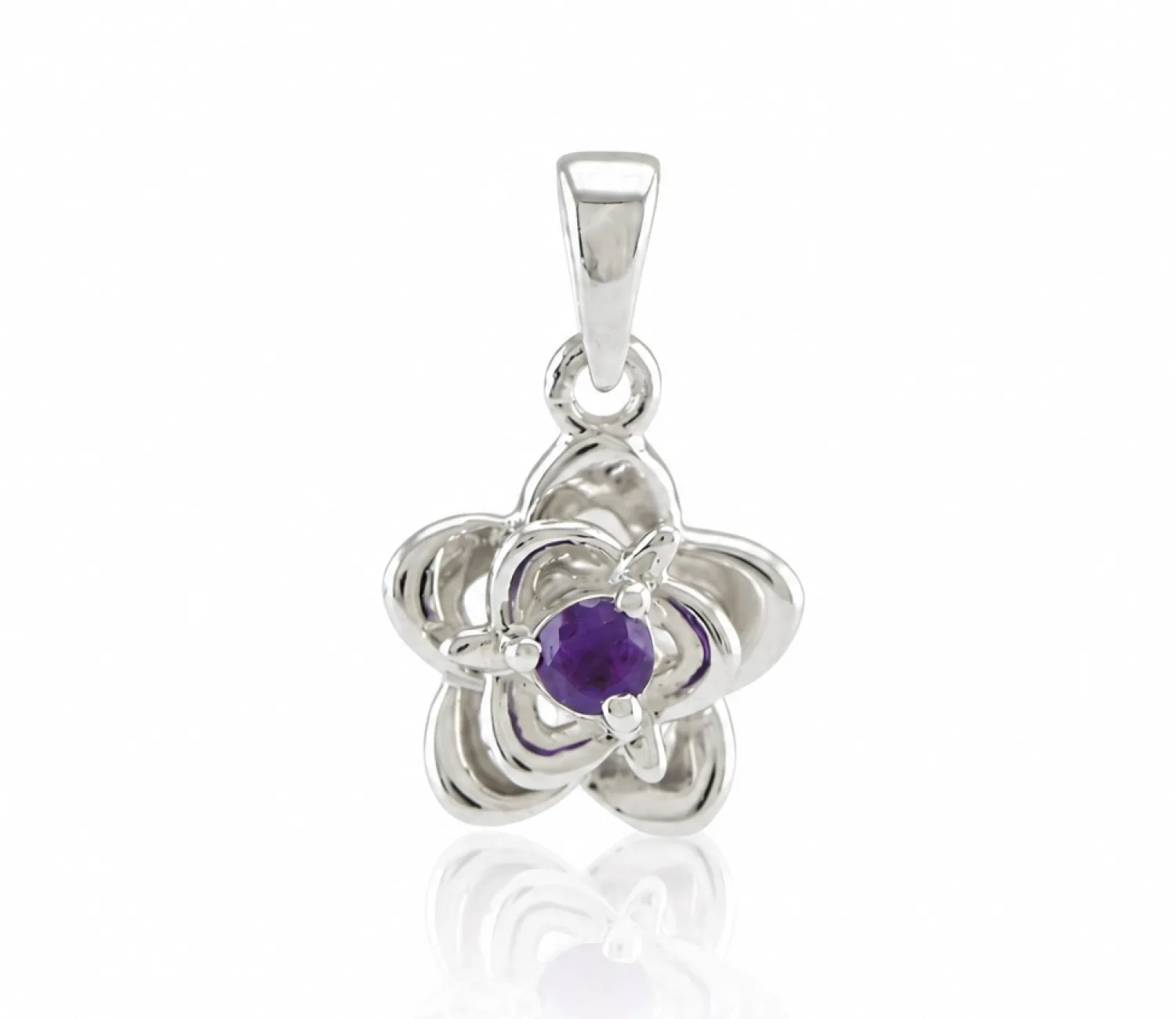 Silberanhänger mit Amethyst