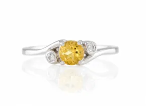 Ring mit Citrin