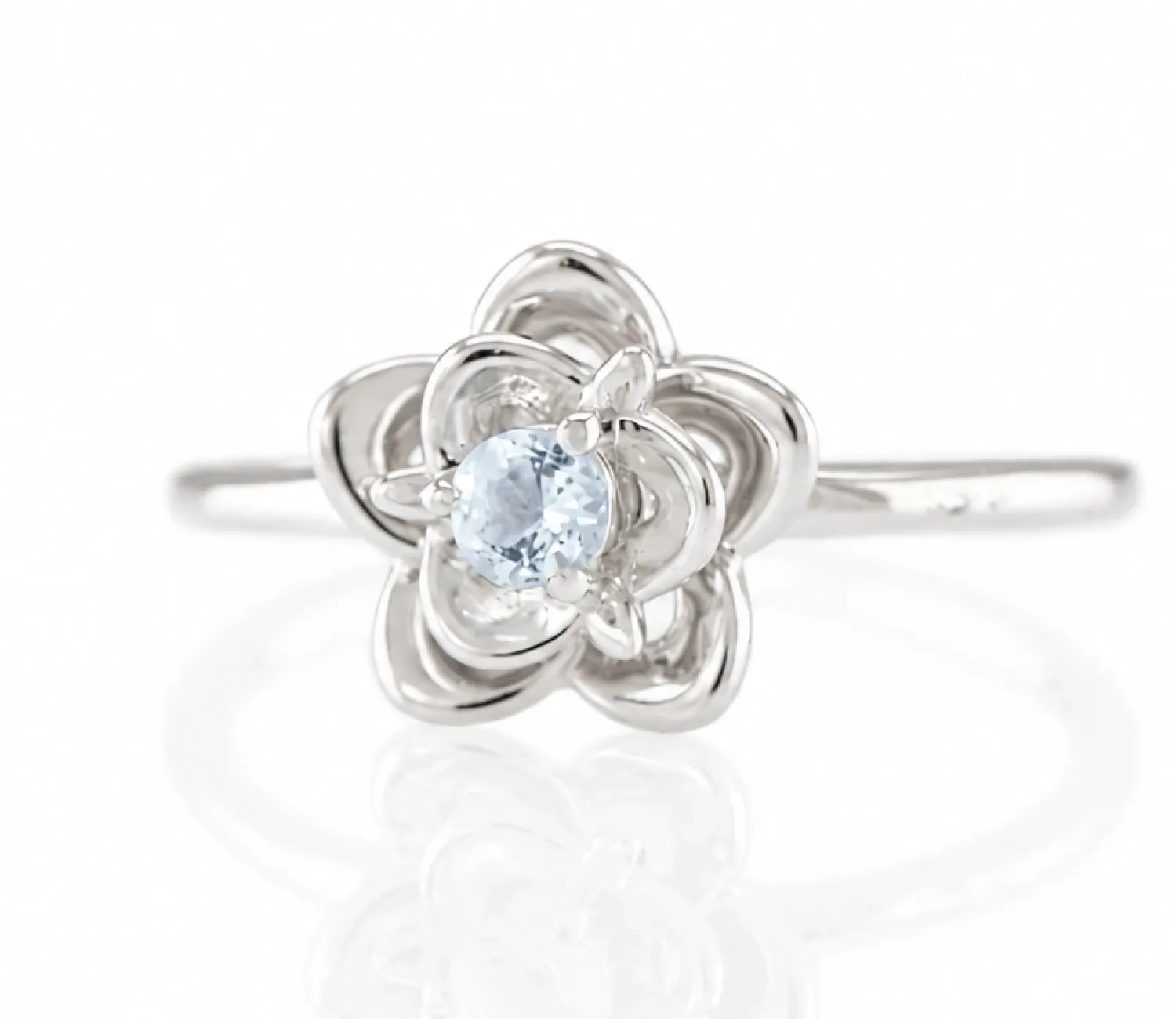 Silberring mit Aquamarin