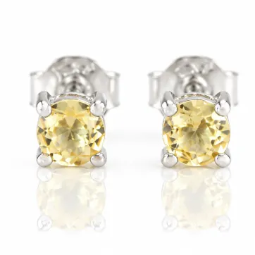 Silberohrringe mit natürlichem Chrysoberyll