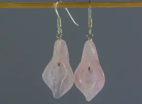 Rosenquarz Ohrringe